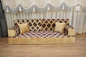 طقم وسائد أرضية، كنبة أرضية تركية، طقم كنب ديوان، كنبة مغربية، طقم كنب مقسم، طقم كنب غرفة معيشة على طراز بوهو، كنبة أرضية عربية