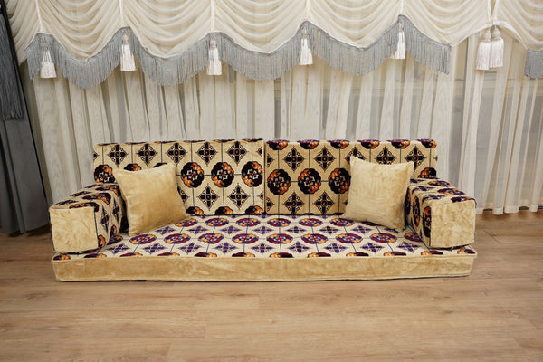 طقم وسائد أرضية، كنبة أرضية تركية، طقم كنب ديوان، كنبة مغربية، طقم كنب مقسم، طقم كنب غرفة معيشة على طراز بوهو، كنبة أرضية عربية