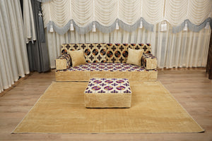 طقم وسائد أرضية، كنبة أرضية تركية، طقم كنب ديوان، كنبة مغربية، طقم كنب مقسم، طقم كنب غرفة معيشة على طراز بوهو، كنبة أرضية عربية