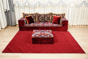 Diwan Sofa Sets, ريكة مجالس, Ottoman Cushion Set, Handmade Floor Seating Sofa, Sectional Floor Sofa, Boho Floor Couch, Traditional Floor Sofa