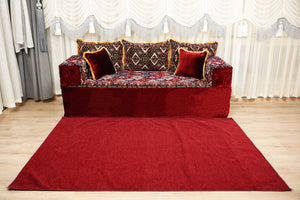 Ensembles de canapé Diwan, canapé Majlis en velours, ensemble de coussins ottomans, canapé assis au sol fait main, canapé modulaire au sol, canapé bohème au sol, canapé traditionnel au sol
