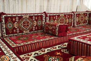 Boho Floor Seating, Arabic Sofa Set, Diwan Sofa Sets, جلوس عربي على الأرض,  Boho Floor Seating, Traditional Floor Sofa, Arabic Jalsa Set