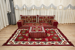 Boho Floor Seating, Arabic Sofa Set, Diwan Sofa Sets, جلوس عربي على الأرض,  Boho Floor Seating, Traditional Floor Sofa, Arabic Jalsa Set