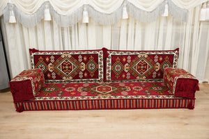Boho Floor Seating, Arabic Sofa Set, Diwan Sofa Sets, جلوس عربي على الأرض,  Boho Floor Seating, Traditional Floor Sofa, Arabic Jalsa Set