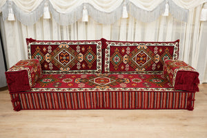 Boho Floor Seating, Arabic Sofa Set, Diwan Sofa Sets, جلوس عربي على الأرض,  Boho Floor Seating, Traditional Floor Sofa, Arabic Jalsa Set