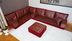 Corner Arabic Sofa, Bench Cushions, Sofa Pillows, Entryway Bench, Bohemian Furniture, Floor Seating Set, Arabic Majlis, Diwan Sofa Sets