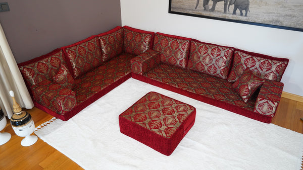 Corner Arabic Sofa, Bench Cushions, Sofa Pillows, Entryway Bench, Bohemian Furniture, Floor Seating Set, Arabic Majlis, Diwan Sofa Sets