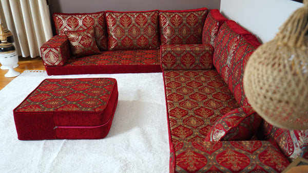 Corner Arabic Sofa, Bench Cushions, Sofa Pillows, Entryway Bench, Bohemian Furniture, Floor Seating Set, Arabic Majlis, Diwan Sofa Sets
