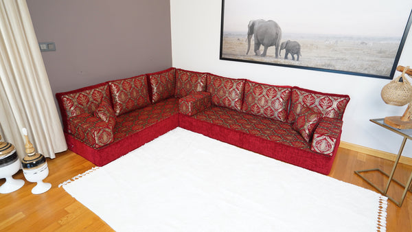 Corner Arabic Sofa, Bench Cushions, Sofa Pillows, Entryway Bench, Bohemian Furniture, Floor Seating Set, Arabic Majlis, Diwan Sofa Sets