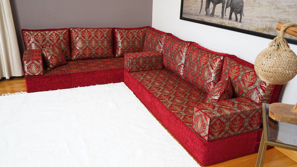 Corner Arabic Sofa, Bench Cushions, Sofa Pillows, Entryway Bench, Bohemian Furniture, Floor Seating Set, Arabic Majlis, Diwan Sofa Sets