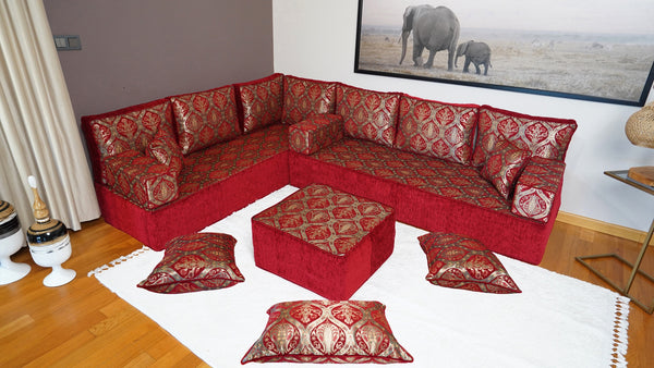 Corner Arabic Sofa, Bench Cushions, Sofa Pillows, Entryway Bench, Bohemian Furniture, Floor Seating Set, Arabic Majlis, Diwan Sofa Sets