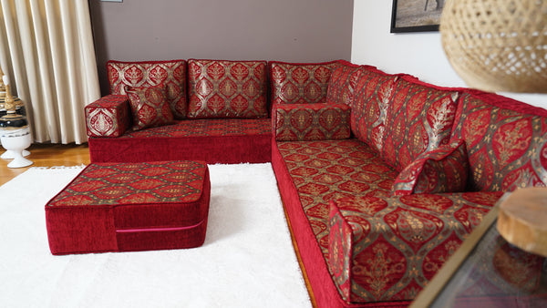 Corner Arabic Sofa, Bench Cushions, Sofa Pillows, Entryway Bench, Bohemian Furniture, Floor Seating Set, Arabic Majlis, Diwan Sofa Sets