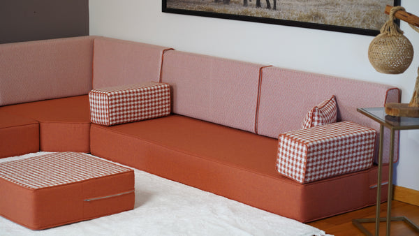 Turkish Sofa, Entryway Bench, Bohemian Furniture, Floor Seating Set, Arabic Floor Cushions, Arabic Sofa, Linen Sofas