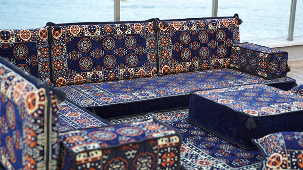 8'' Thickness L Sofa Set, Sectional Sofa, Sectional Sofa, Arabic Majlis, Oriental Sofa, Moroccan Sofa