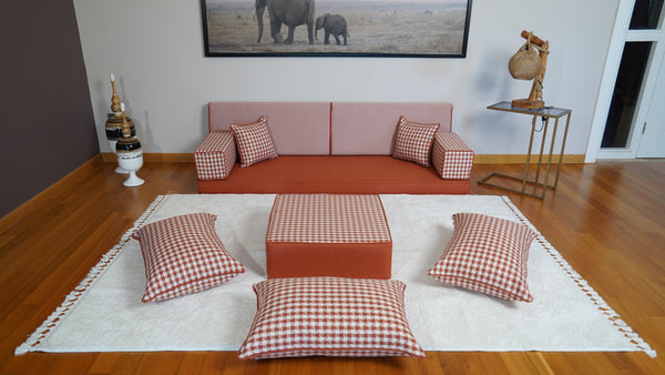 Arabic Linen Sofas, Arabic Floor Seating Set, Pallet Sofa, Oriental Floor Sofa, Floor Cushions, Arabic Jalsa, Floor Pillows, Arabic Majlis Sofa