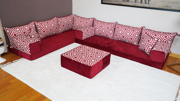 Arabic Velvet Sofa Sets, Floor Sofa Set, Bench Cushions, Entryway Bench, Bohemian Furniture, Arabic Diwan Sofas, Floor Cushions