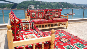 Moroccan Majlis, Wooden Bench Sofa Sets, Patio Benches, Arabic Majlis Seating, Pine Tree Wooden Bench, Outdoor Furniture, Arabic Seating Jalsah, Yemeni Majlis Set