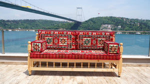 Moroccan Majlis, Wooden Bench Sofa Sets, Patio Benches, Arabic Majlis Seating, Pine Tree Wooden Bench, Outdoor Furniture, Arabic Seating Jalsah, Yemeni Majlis Set