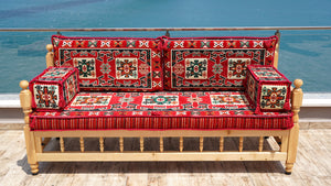 Moroccan Majlis, Wooden Bench Sofa Sets, Patio Benches, Arabic Majlis Seating, Pine Tree Wooden Bench, Outdoor Furniture, Arabic Seating Jalsah, Yemeni Majlis Set