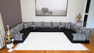 U Floor Seating Set, Pallet Sofa, Indoor Benches, Floor Pillows, Velvet Sofa Sets, Turkish Sitting Pillows, Living Room Sofa
