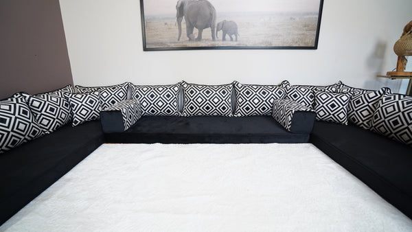 U Floor Seating Set, Pallet Sofa, Indoor Benches, Floor Pillows, Velvet Sofa Sets, Turkish Sitting Pillows, Living Room Sofa