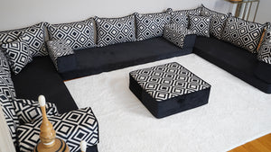 U Floor Seating Set, Pallet Sofa, Indoor Benches, Floor Pillows, Velvet Sofa Sets, Turkish Sitting Pillows, Living Room Sofa