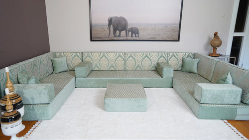 4" Thickness Floor Cushions, Arabic Sofa, Bench Cushions, Moroccan Sofa, Majlis Sofa, Diwan Sofa Sets, Seat Cushions, Turkish Seating Pillows