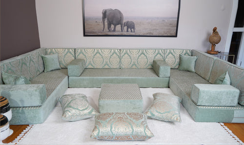4" Thickness Floor Cushions, Arabic Sofa, Bench Cushions, Moroccan Sofa, Majlis Sofa, Diwan Sofa Sets, Seat Cushions, Turkish Seating Pillows