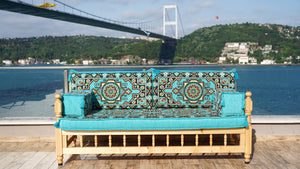 U Shape Bohemian Furniture, Arabic Sofa, Yemeni Majlis, Patio Furniture, Wooden Bench Sofa Sets, Arabic Sofa Seating, Majlis Set, Outdoor Furniture, Patio Benches