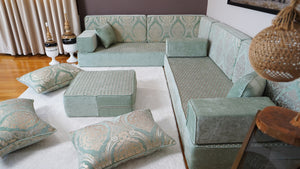 طقم جلوس تركي أرضي، كنبة مغربية، مقعد مدخل، وسادة تأمل، وسادة مقعد، كنبة من البليت، جلسة مجلس عربي، غطاء كنبة، طقم كنب ديوان