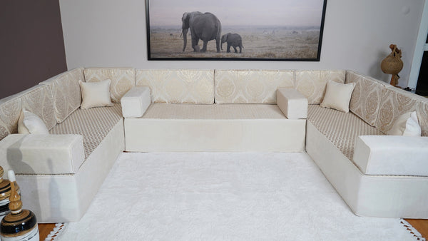 4" Thickness Diwan Sofa Sets, Arabic Sofa, Bench Cushions, Moroccan Sofa, Seat Cushions, Turkish Seating Pillows, Floor Cushions