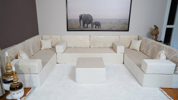 4" Thickness Diwan Sofa Sets, Arabic Sofa, Bench Cushions, Moroccan Sofa, Seat Cushions, Turkish Seating Pillows, Floor Cushions