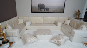 4" Thickness Diwan Sofa Sets, Arabic Sofa, Bench Cushions, Moroccan Sofa, Seat Cushions, Turkish Seating Pillows, Floor Cushions