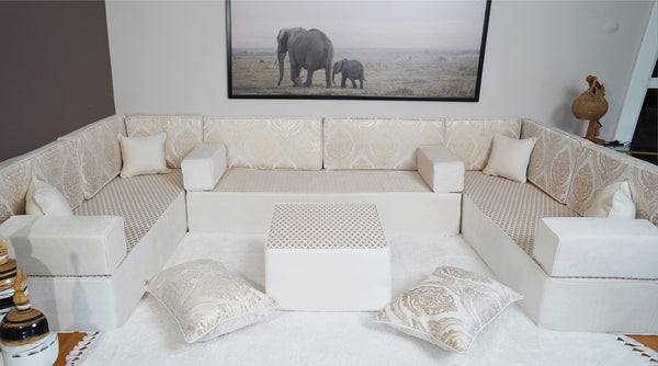 4" Thickness Diwan Sofa Sets, Arabic Sofa, Bench Cushions, Moroccan Sofa, Seat Cushions, Turkish Seating Pillows, Floor Cushions