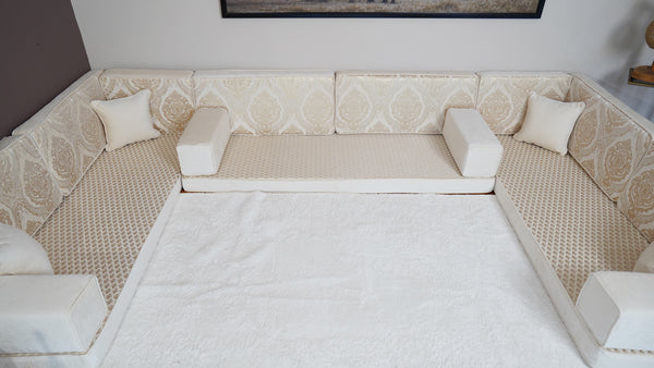 4" Thickness Diwan Sofa Sets, Arabic Sofa, Bench Cushions, Moroccan Sofa, Seat Cushions, Turkish Seating Pillows, Floor Cushions