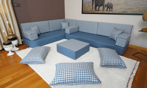 Arabic Linen Sofas, Arabic Pallet Sofa, Floor Cushions, Sectional Sofas, Patio Furniture, Diwan Sofa, Bench Cushions, Arabic Floor Seating Set, Turkish Sofa
