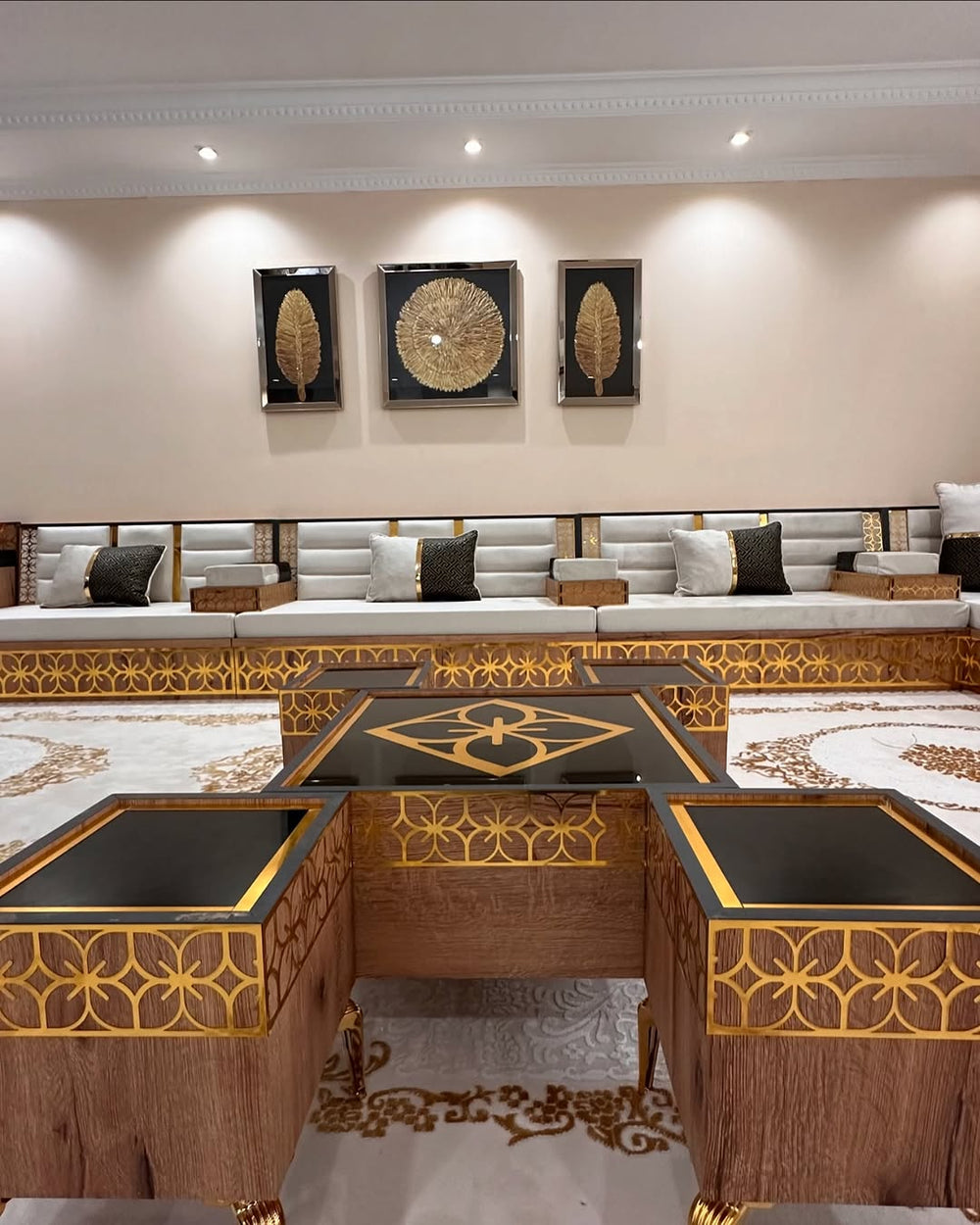 Yemeni Majlis, Arabic Majlis Sofa, Arabic Furniture for Cafes, Turkish Rug Sofa, Wooden Bench Sofa, Moroccan Living Room Furniture