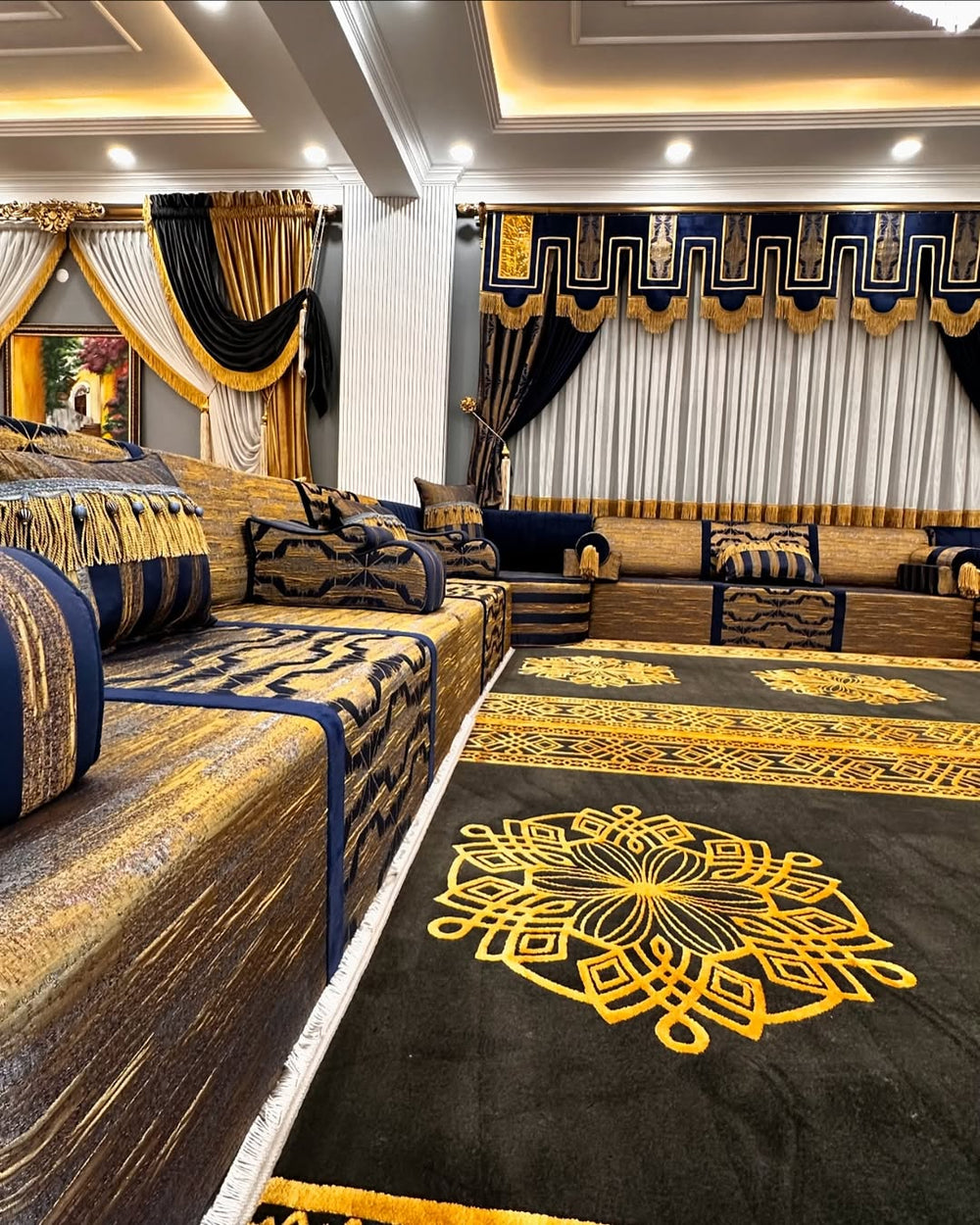 Arabic Furniture for Restaurants, Arabic Jalsa Set, Moroccan Living Room Furniture, Arabic Majlis Jalsa, Ottoman Sofa, Arabic Majlis