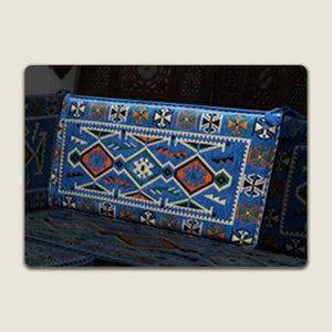 Blue Anatolia Backrest Pillow