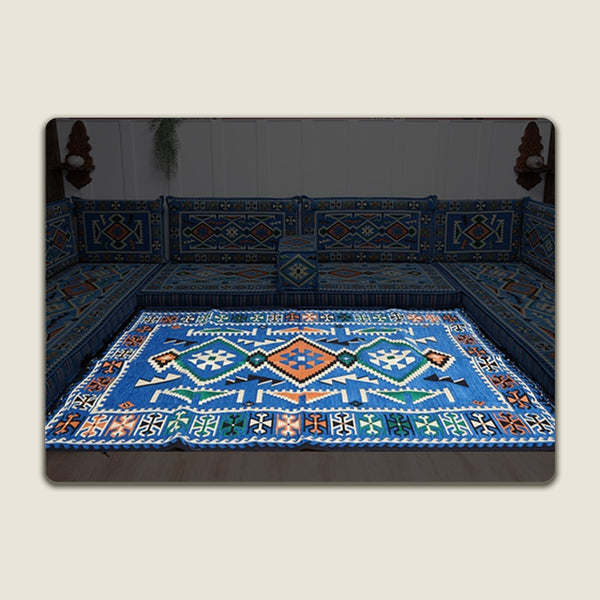 Blue Anatolia Matching Rug