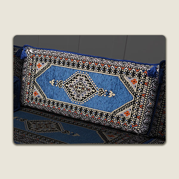 Blue Saray Backrest Pillow