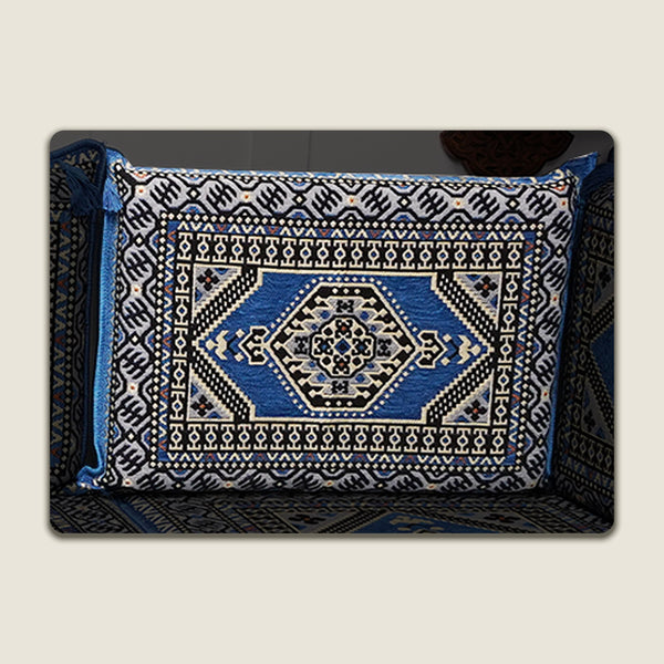 Blue Saray Corner Backrest Pillow