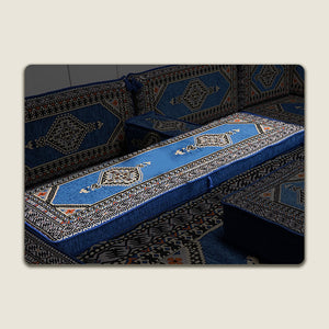 Blue Saray 4 Inch Floor Pillow