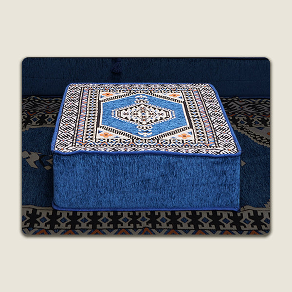 Blue Saray Ottoman Couch