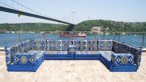 8'' Thickness U Sofa Set, Sectional Sofas, Floor Cushions, Arabic Sofa, Moroccan Sofa