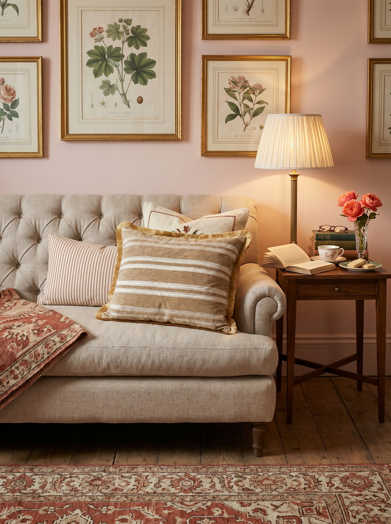 Royal Velvet Court Echo: Renaissance Damask Cushion Cover – Jacquard Lumbar
