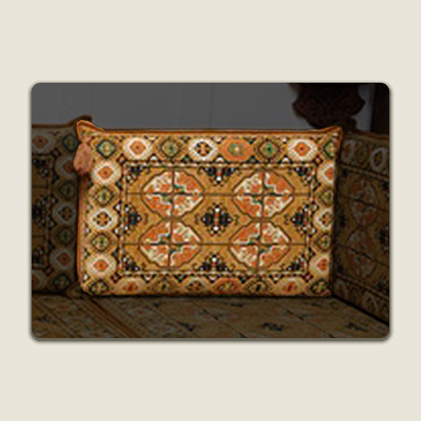 Gold Pinar Corner Backrest Pillow