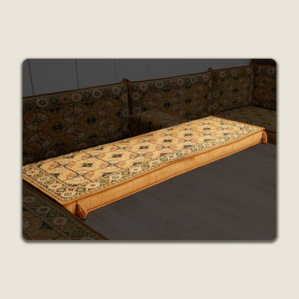 Gold Pinar 4 Inch Floor Pillow