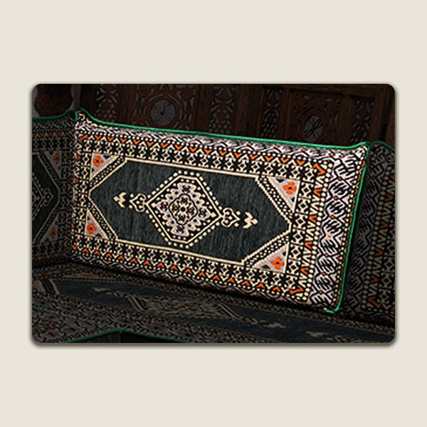 Green Saray Backrest Pillow