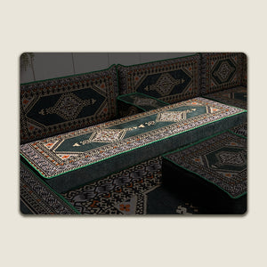 Green Saray 4 Inch Floor Pillow